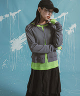 【メール便】前後2wayシアーロングトップス【OSN】