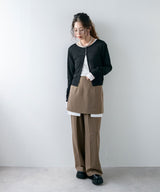 【メール便】前後2wayシアーホックカーディガン【OSN】