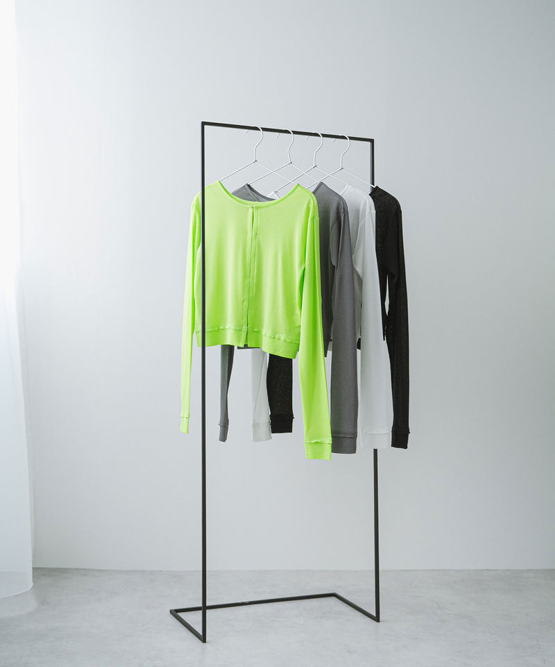 【メール便】前後2wayシアーホックカーディガン【OSN】