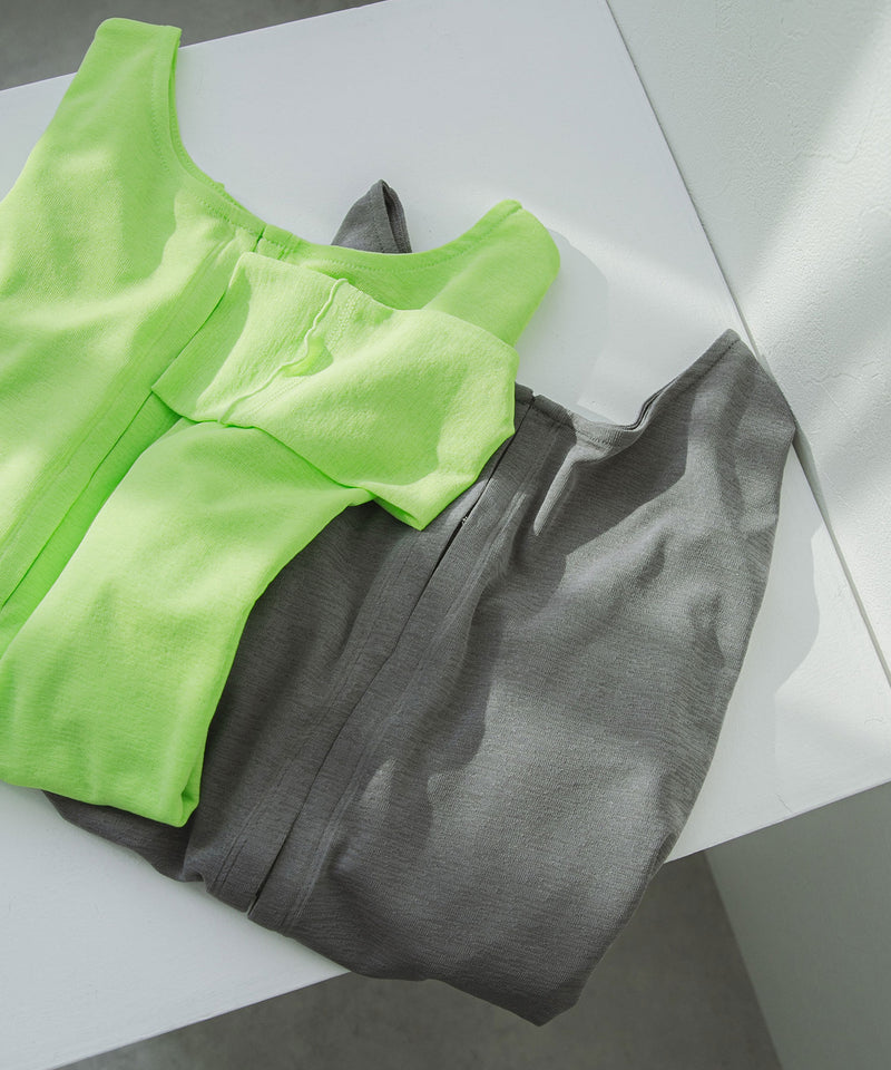 【メール便】前後2wayシアーホックカーディガン【OSN】