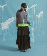 【メール便】前後2wayシアーホックカーディガン【OSN】