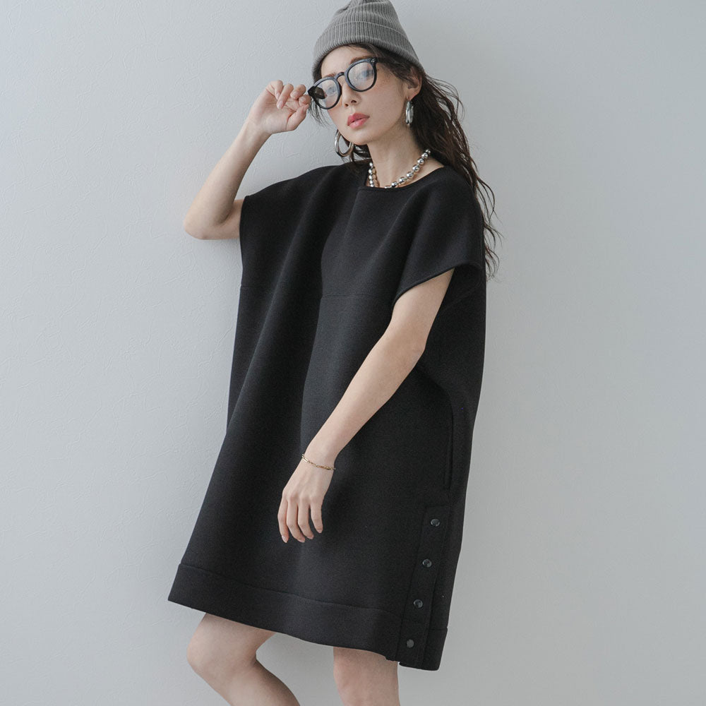 ボンディングミニフレンチスリーブワンピース – レディース