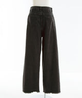 スタッズピンク十字架デニムパンツ