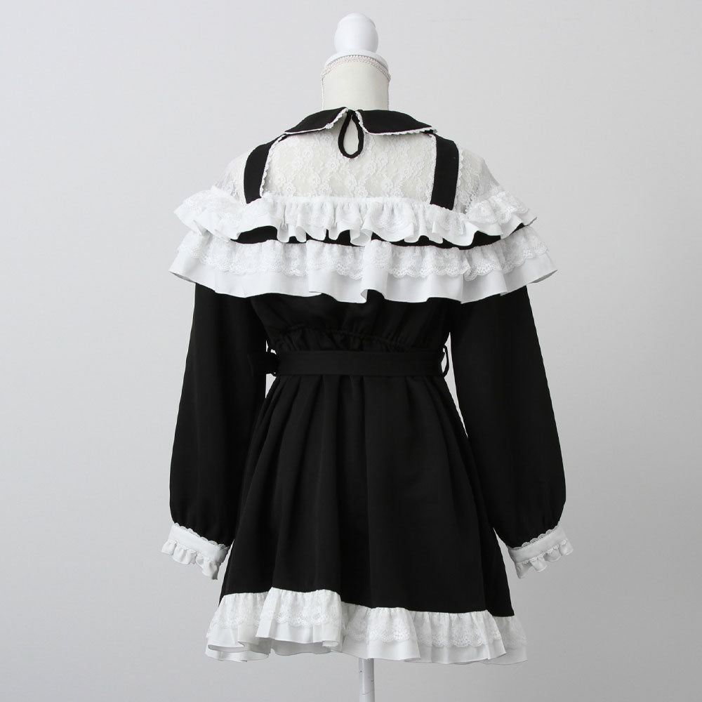 2段フリルリボンワンピース – レディースファッション通販の夢展望【公式】