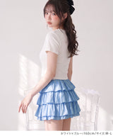ラッシュガード配色かぼちゃフリルパンツ
