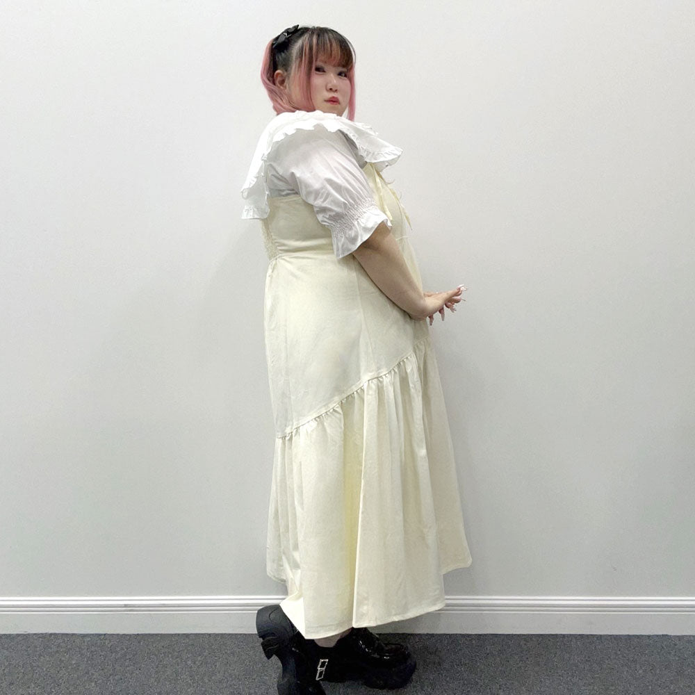 マーメイドデニムリボンキャミワンピース – レディース