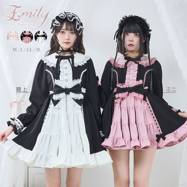 プリンセスティアードはしごレースフリルワンピース