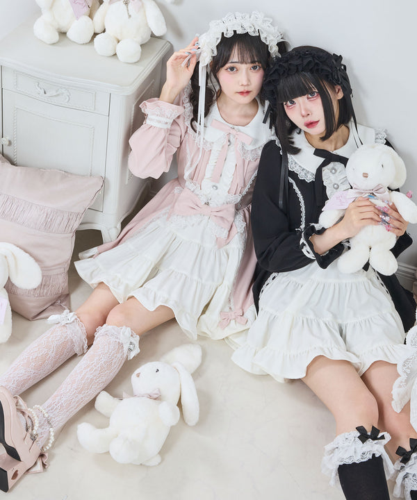 プリンセスティアードはしごレースフリルワンピース
