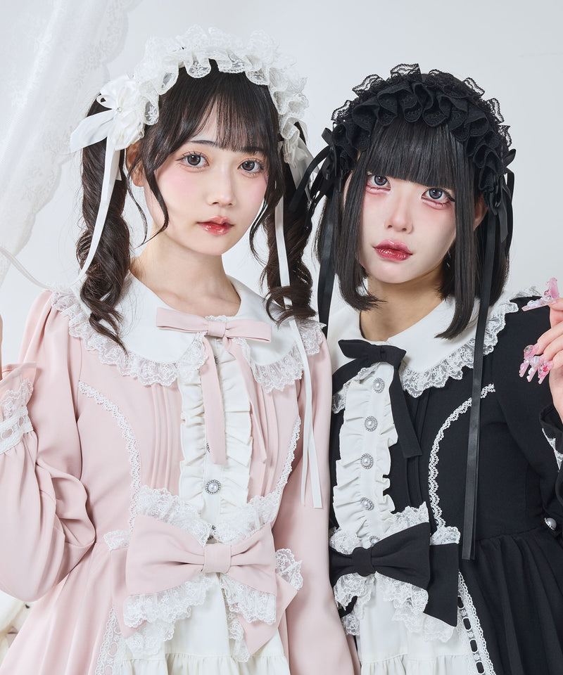 プリンセスティアードはしごレースフリルワンピース