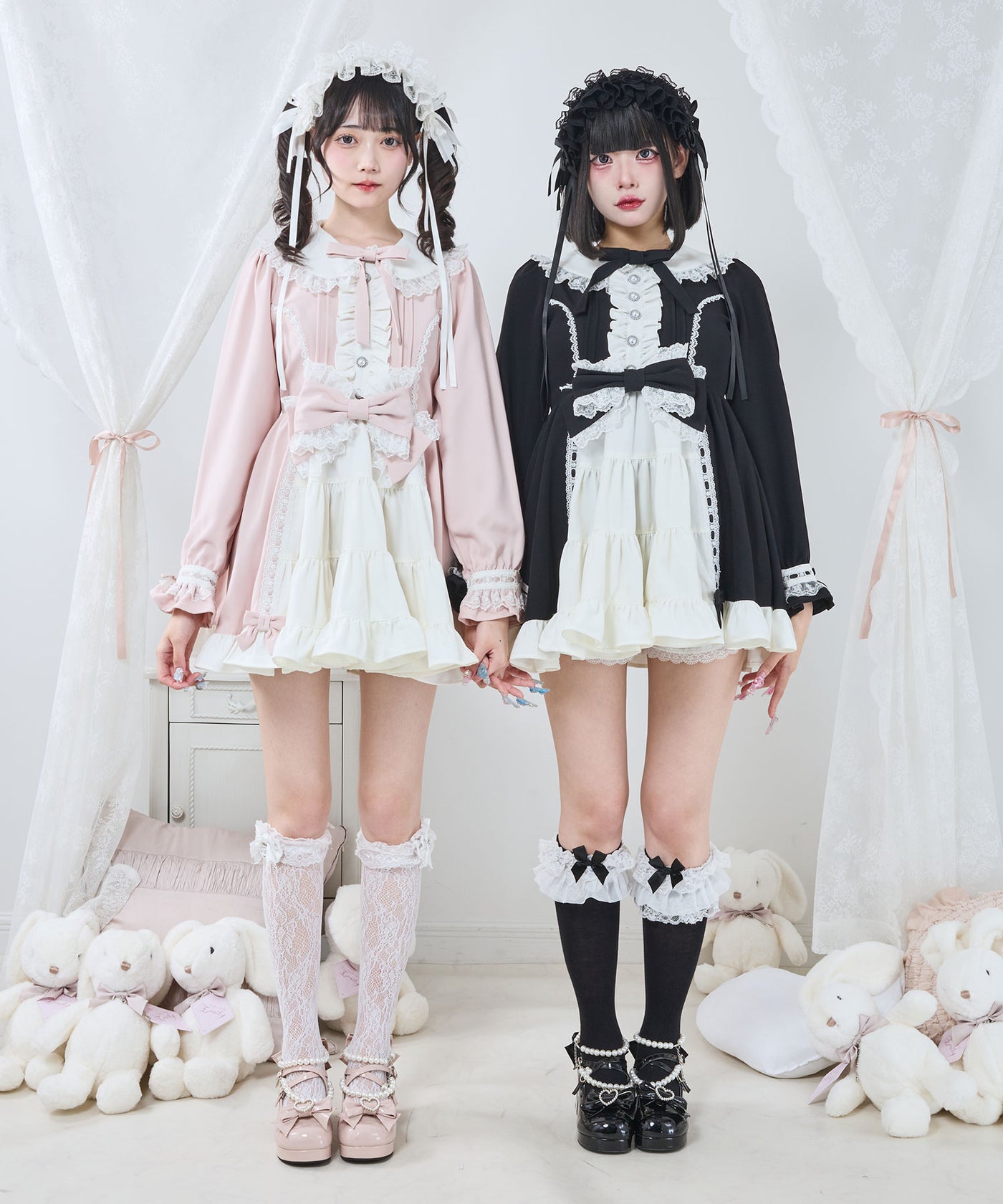 プリンセスティアードはしごレースフリルワンピース – レディース
