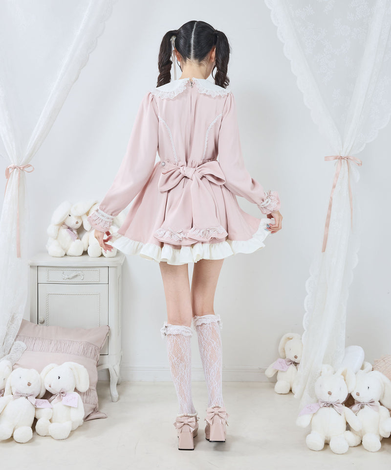 プリンセスティアードはしごレースフリルワンピース