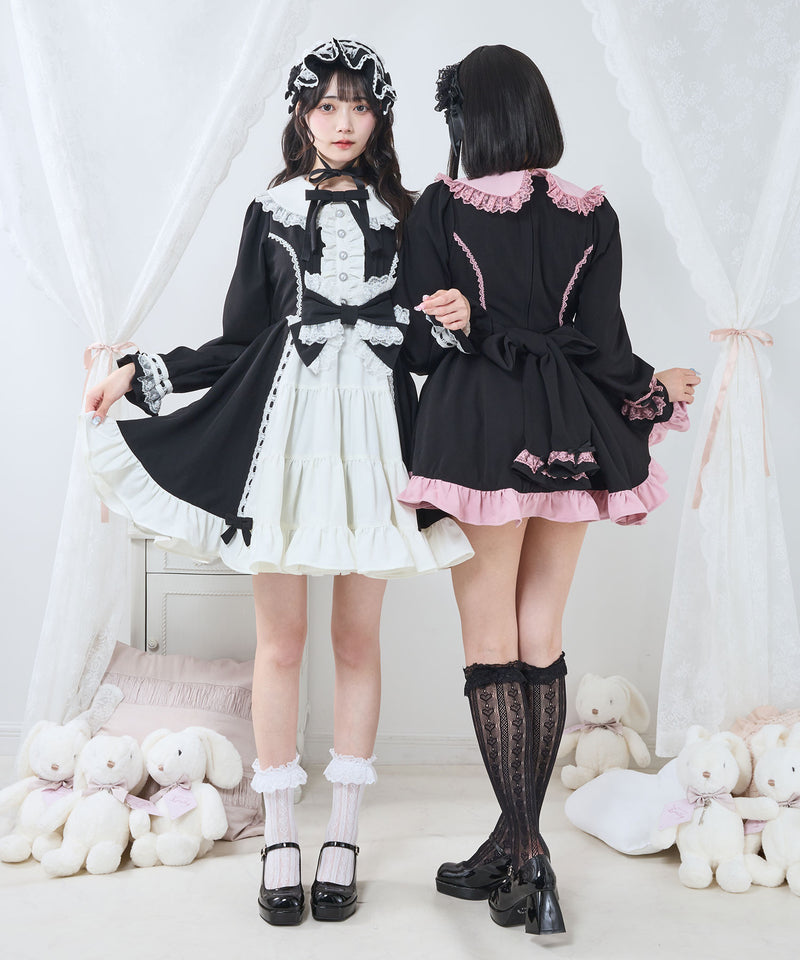 プリンセスティアードはしごレースフリルワンピース