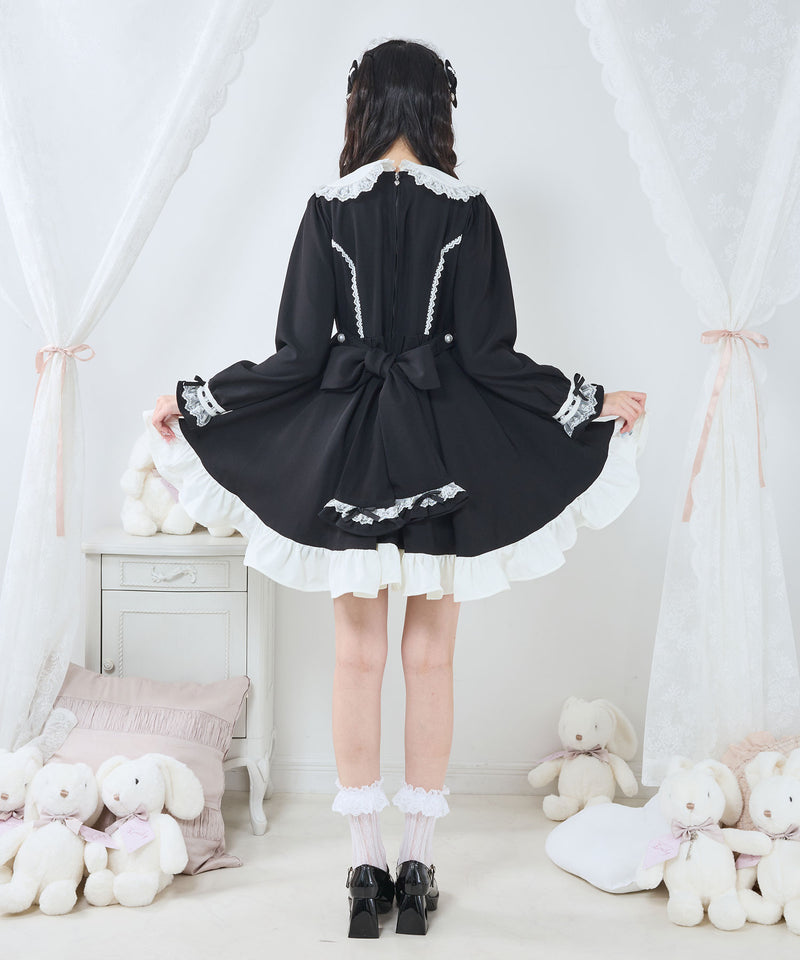 プリンセスティアードはしごレースフリルワンピース