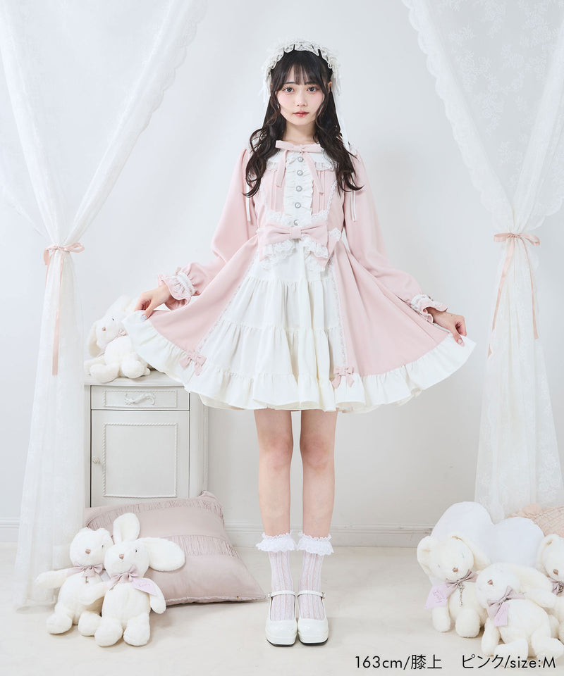 プリンセスティアードはしごレースフリルワンピース