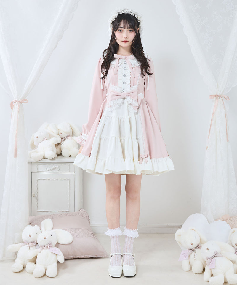 プリンセスティアードはしごレースフリルワンピース