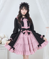プリンセスティアードはしごレースフリルワンピース