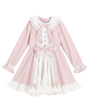 プリンセスティアードはしごレースフリルワンピース