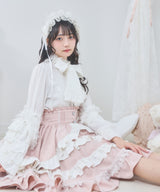 フリルたっぷりリボンスカート