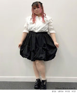【4L~6L】メニーリボンバルーンミニスカート