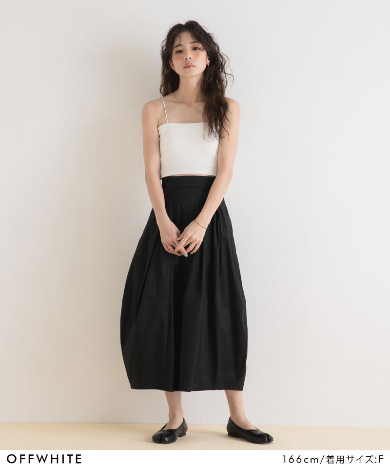 カップ付きベアトップ