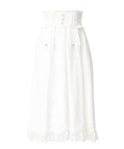 選べる丈レースフリルリボンスカート