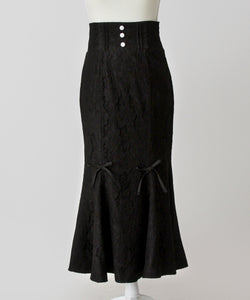 選べるバックリボンマーメイドスカート