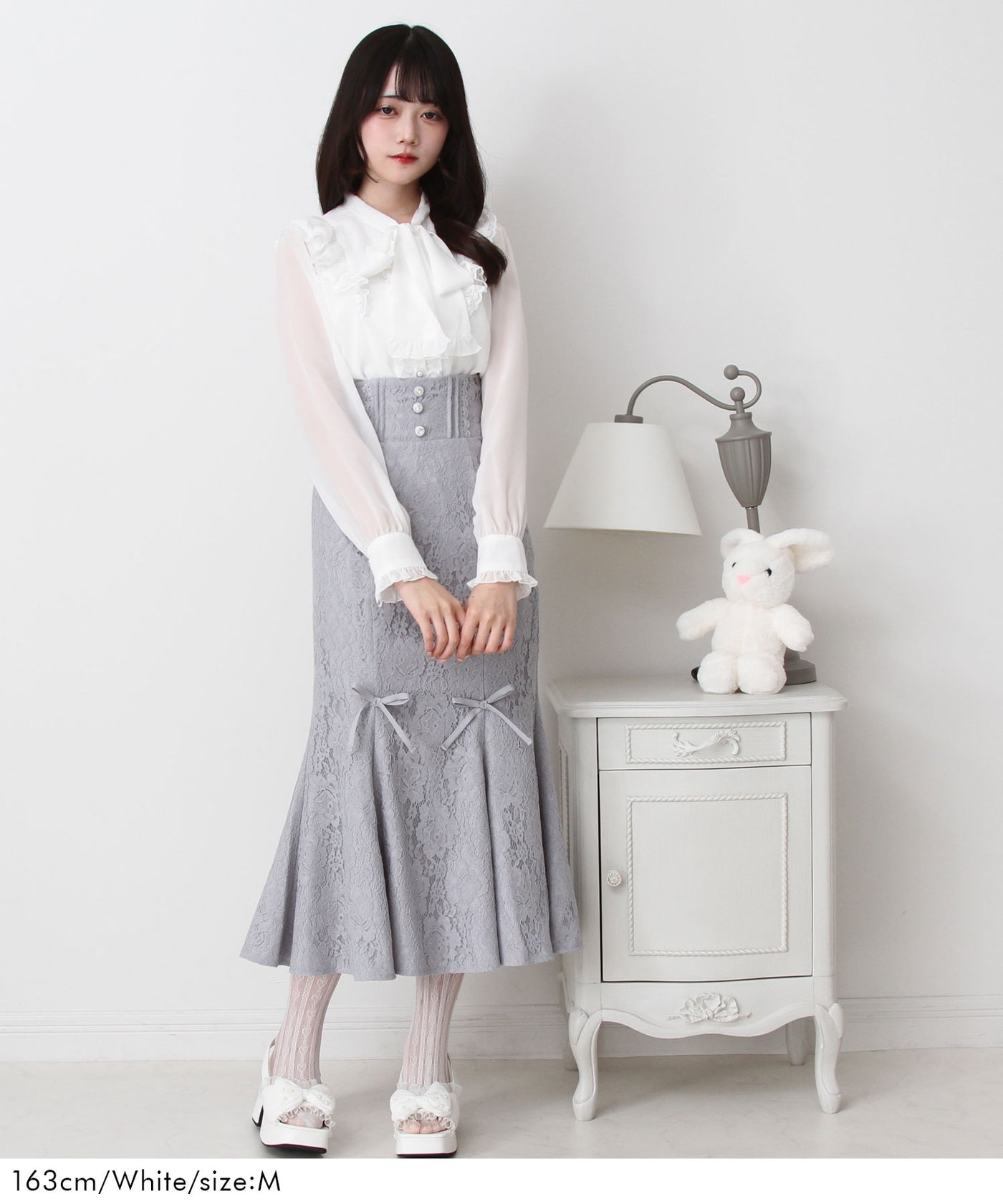 フリルボウタイリボンシフォンブラウス – レディースファッション通販