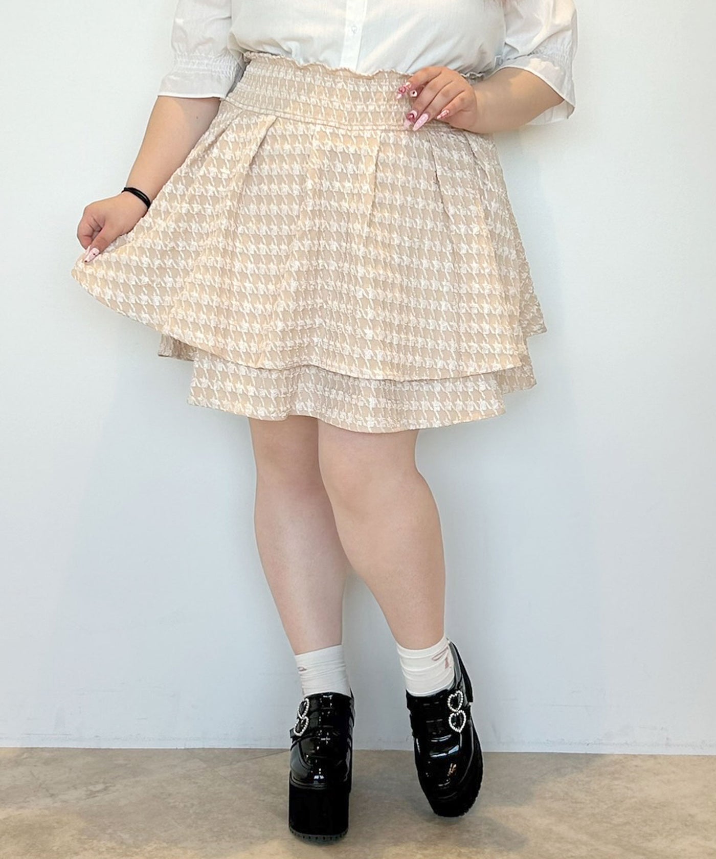 DOUBLE STANDARD ハート柄シフォンティアードスカート 38 DOUBLE STANDARD ハート柄シフォンティアードスカート 38 - メルカリ