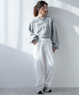 【最上もが着用】カーブレイヤードナイロンパンツ