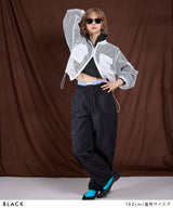 【最上もが着用】カーブレイヤードナイロンパンツ