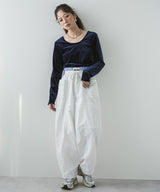 【最上もが着用】カーブレイヤードナイロンパンツ