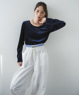 【最上もが着用】カーブレイヤードナイロンパンツ