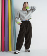 【最上もが着用】カーブレイヤードナイロンパンツ