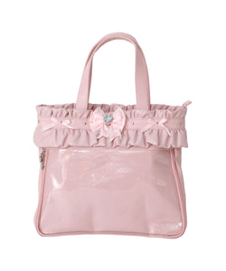 フリルたっぷりキラキラハートビジュー痛バッグ