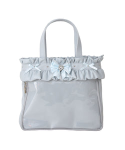 フリルたっぷりキラキラハートビジュー痛バッグ