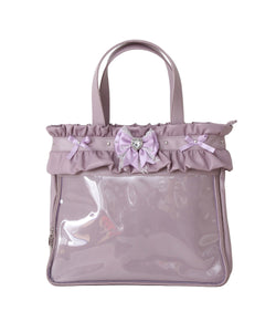 フリルたっぷりキラキラハートビジュー痛バッグ