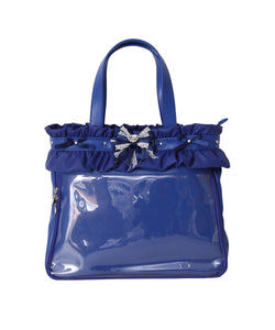 フリルたっぷりキラキラハートビジュー痛バッグ