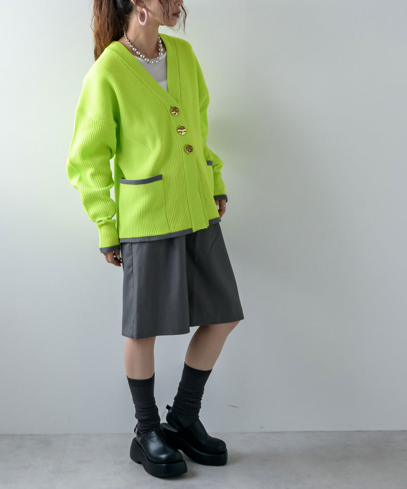 タックツイルハーフパンツ