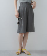 タックツイルハーフパンツ