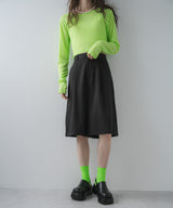 タックツイルハーフパンツ