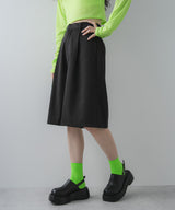 タックツイルハーフパンツ