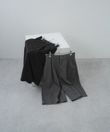 タックツイルハーフパンツ