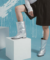 ワイドシャフトストレートショートブーツ【OSN】