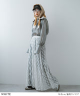 【最上もが着用】レースロングスカート