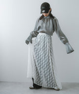 【最上もが着用】レースロングスカート