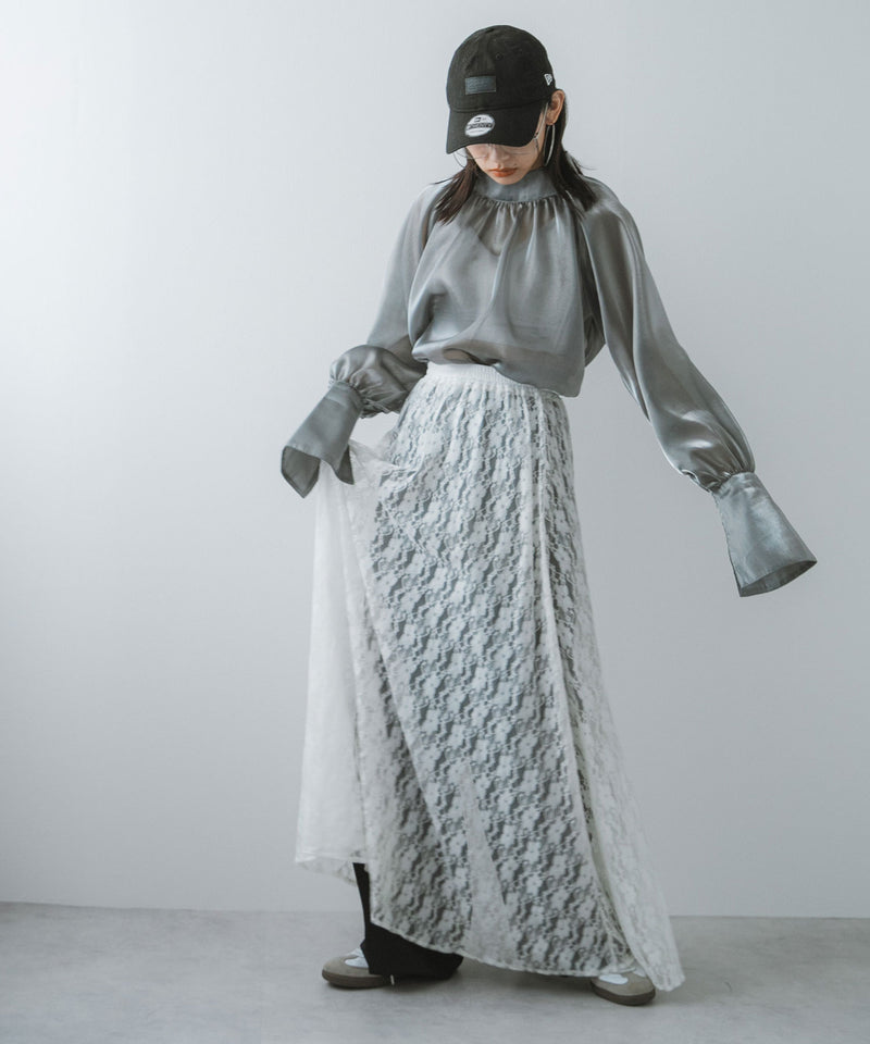 【最上もが着用】レースロングスカート