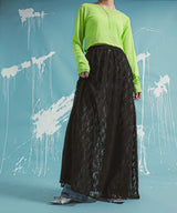 【最上もが着用】レースロングスカート