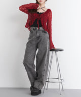 【メール便】ロマンティックフリルボレロカーデ【大きいサイズ有り】