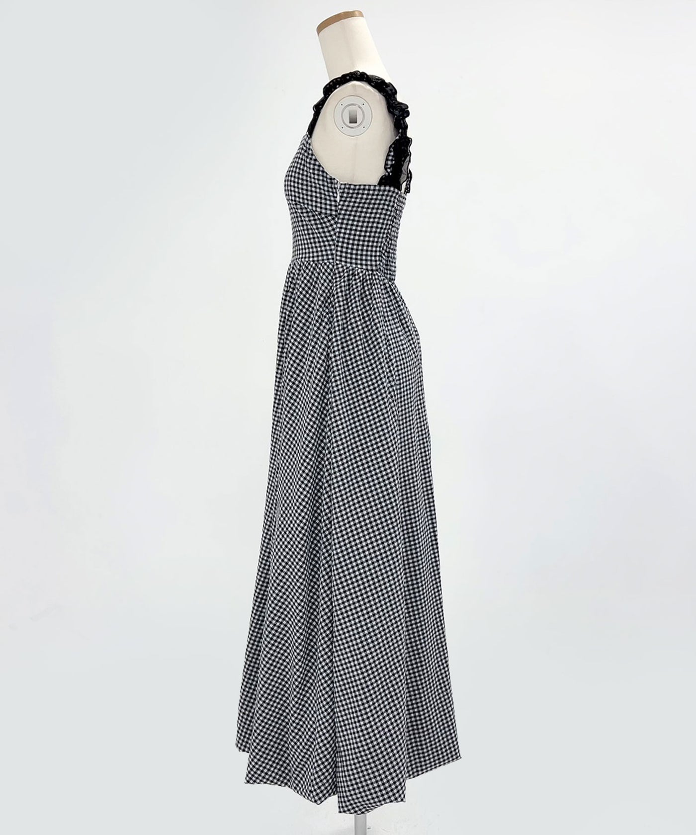 ギンガムチェックバルーンジャンスカ【大きいサイズ有