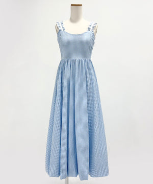 ギンガムチェックバルーンジャンスカ